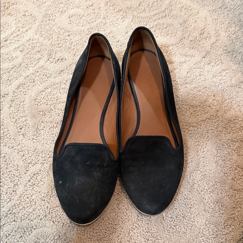 Givenchy black suede loafers